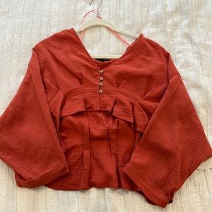 Cropped blouse